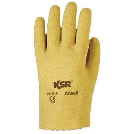 ANSELL Ansell 012-22-515-10 Ksr Knit-Lined Vinyl-Coated Gloves - Size 10; Ksr Vinyl-Coated Knit-Lined Gloves - Size 10 012-22-515-10